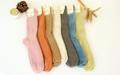 chausette laine angora cote jarette